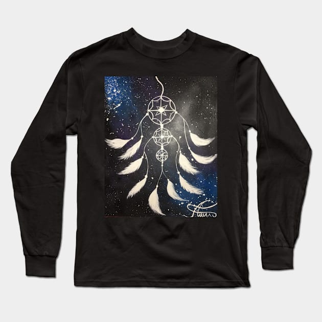 dream catcher Long Sleeve T-Shirt by aurea_madness